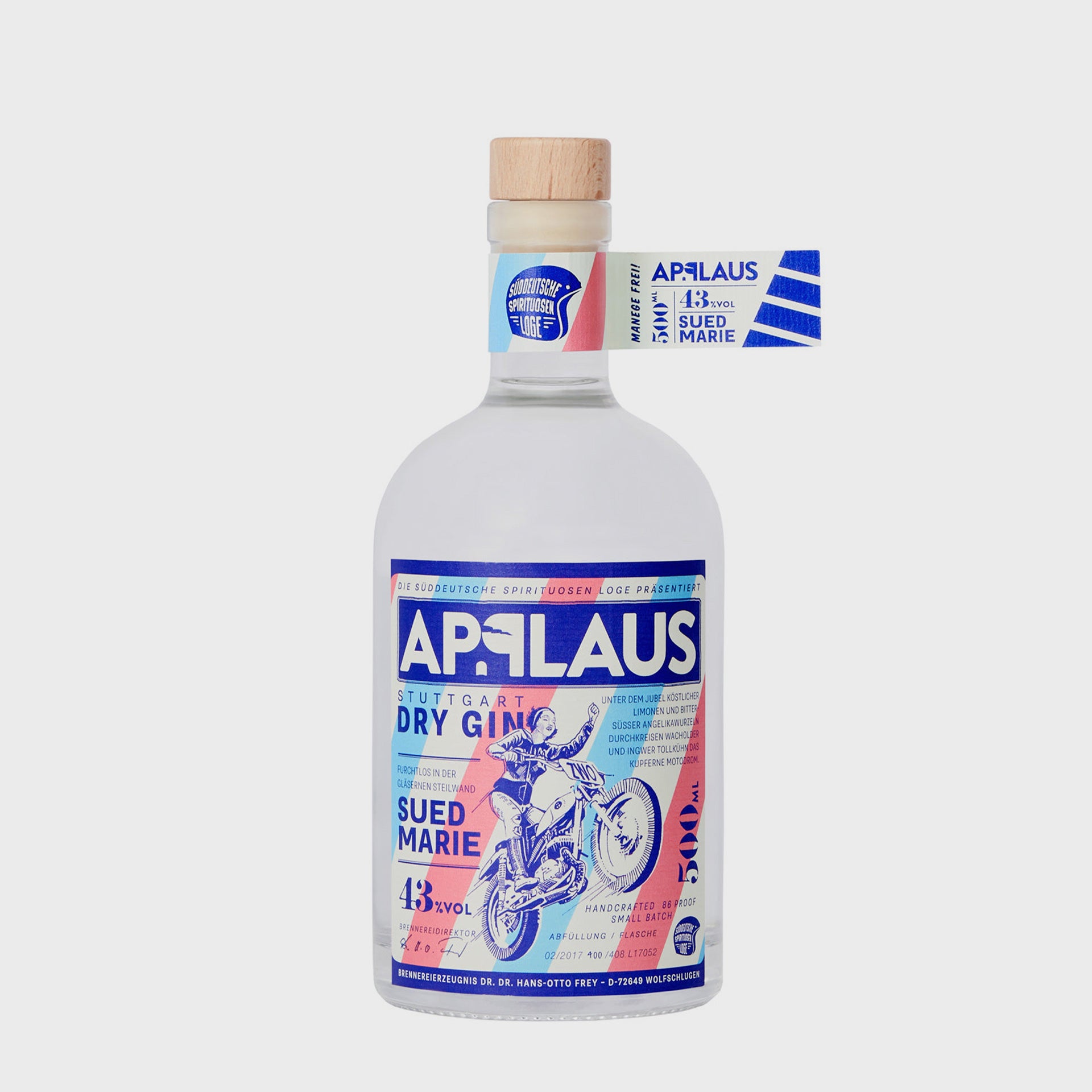 Applaus Dry Gin Suedmarie 500ml – Applaus Gin